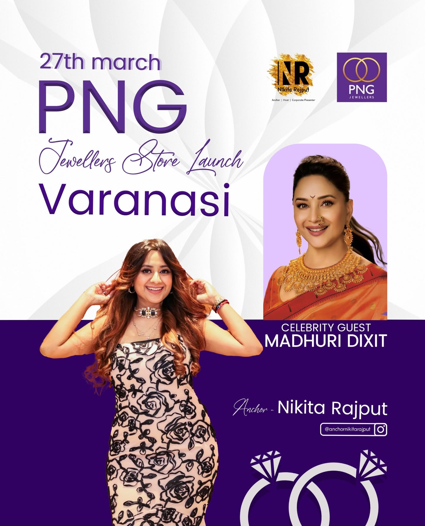 Nikita Rajput hosting PNG Jewellers Store Launch in Varanasi